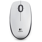 LOGITECH MOUSE OTTICO USB B100 BIANCO RETAIL, 800 DPI