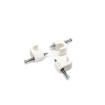 CHIODINI CON CLIP FERMACAVO MICROTECK PER CAVI COASSIALI CON DIAMETRO 5/6MM CONFEZIONE DA 100PZ