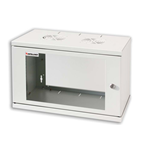 Armadio Rack 19" a muro 6 unità prof. 320 Grigio Assemblato