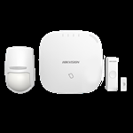 Kit di allarme professionale - Comunicazione Ethernet, WiFi e GPRS - Wireless 868 MHz - Contatto magnetico e PIR volumetrico - Fino 32 entrate senza fili - App Mobile Hik-Connect e iVMS4200
