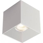 FARETTO SOVRAPPOSTO DA INTERNO SPOT CUBO COLORE BIANCO LAMPADA GU10 80 X 80 X 10MM