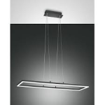 BARD SOSPENSIONE RETTANGOLARE 32X92CM ANTRACITE 52W LED 5180LM DIMM