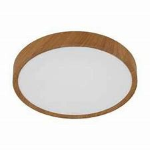 PLAFONIERA LED 33,5W 3000K 3900Lm STRUTTURA METALLO LEGNO Ø44 H7.5