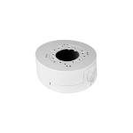 CASSETTA Scatola di giunzione - Per telecamere dome - Adatto per esterni - Installazione a tetto o parete - Colore bianco - Pin cavo