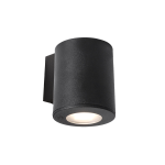 APPLIQUE FRANCA  SOVRAPPOSTO IN RESINA  FARETTO GU10 1X3.5W 4000K IP55 NERO FUMAGALLI