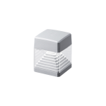 LED APPLIQUE DA GIARDINO H16.5CM GX53 INCLUSA 10W 4000K IP55 GRIGIO