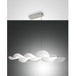 SOSPENSIONE SYLVIE BIANCA 40W LED 3600LM 84X36CM H.2MT DIMMERABILE LUCE CALDA