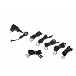 KIT 6PZ FARETTI DA INCASSO LED RIDER NIKEL 6 X 0,6W 100LM LUCE NATURALE 4000K IP65 DIMENSIONI 3 X 3,7CM