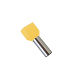 TERMINALE ISOLATO  TE16- 14/MILKY YELLOW CAPI CORDA ISOLATI GIALLO LATTE