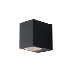 APPLIQUE IN ALLUMINIO QUBO ANTRACITE LUCE VERSO IL BASSO 1XGU10 IP54 9,3X8X6,7CM