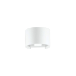 APPLIQUE DA ESTERNO IN ALLUMINIO LED DELTA BIANCO CON PARATIE REGOLABILI INDIPENDENTI 2X5W 675LM 3000K IP54 15X13X10CM