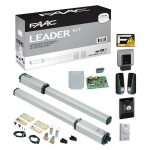 KIT LEADER 230V MOTORE PER CANCELLO BATTENTE GREEN ANTA 1,8MT OLEODINAMICO