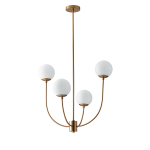 SOSPENSIONE THEMYS OTTONE 4XE14 63,5X174,5CM
