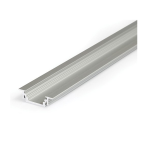 PROFILO ALLUMINIO DA INCASSO 2 METRI SLIM  PER STRIP LED ANODODIZZATO
