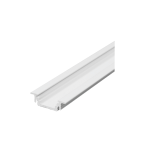 PROFILO IN ALLUMINIO 2M DA INCASSO VERNICIATO BIANCO SENZA COVER