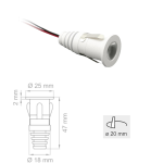 LAMPO TC12V2WBIBF - MINI FARETTO LED DA INCASSO 12V 2W 60° - BIANCO 6400K