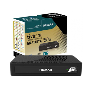 Humax Humax Tivumax HD 3801S2 DVB-S2 Satellite Receiver Decoder Activated Tivusat Card 