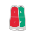 Pulsante di opzione bidirezionale con funzione di avviso medico. 868MHz. LED di potenza del segnale. Grado 2.