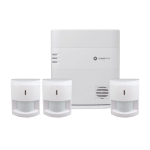 VESTA Kit composto da: 1x Central IP Ethernet + 2G security VESTA-046 (HSGW-G8-2G-F1-ZW) di 160 zone via radio, Grado 2; 3 rilevatori PIR via radio VESTA-009 (IR-29SL-F1) con grado 2. Compatibile con Google Home e Alexa