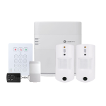 Kit VESTA composto da. 1x Ethernet IP centrale + sicurezza 4G VESTA-047 (HSGW-G8-4G-F1-ZW) di 160 zone via radio, grado 2. 1x tastiera con lettore di prossimità VESTA-012 (KPT-39N-F1). 2x rilevatori PIRCAM via radio VESTA-211 (VST-862-F1) con grado 2. 1x 