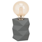 LAMPADA DA TAVOLO SWARBY 1 X E27 STRUTTURA POLICARBONATO GRIGIO