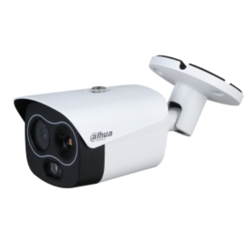 TELECAMERA BULLET TERMICA + VISIBILE CON ILLUMINAZIONE IR DI 30 M, PER ESTERNI. FOTOCAMERA DA 4 MEGAPIXEL 1 / 2.7 CMOS VISUALIZZABILE. LENTE VISIBILE DA 12 MM. TELECAMERA TERMICA CON RISOLUZIONE 256 X 192, OBIETTIVO TERMICO DA 4 MM. RILEVAMENTO DI PERSON