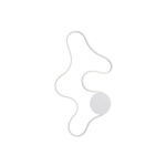 ESTORIL Applique 28W LED Metallo Silicone