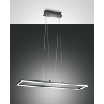 BARD SOSPENSIONE RETTANGOLARE 32X92CM ANTRACITE 52W LED 4000K 5400LM DIMM