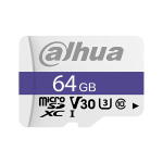 Scheda MicroSD Dahua da 64 GB. Forte compatibilità, supporta tutti i tipi di prodotti digitali. Supporta la registrazione video 4K, l'immagine ad alta definizione, la registrazione in qualsiasi momento. Impermeabile, resistente alla temperatura, antimagne