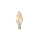 LAMPADINA LED FILAMENTO VETRO AMBRATO ATTACCO E14 4W 420LM LUCE CALDA 2500K 300° 35 X 98MM 15000H CRI80