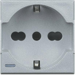 BTICINO AXOLUTE PRESA STD TEDESCO ITALIANO 16A BIPASSO SCHUKO
