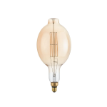 LAMPADINA LED FILAMENTO AMBRA BT180 E27 8W 680LM LUCE CALDA 2500K 300° 180 X 385MM 15000H CRI80