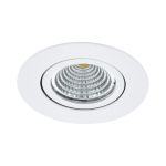 FARETTO DA INCASSO REGOLABILE SALICETO LED 6W 4000K 450Lm STRUTTURA ALLUMINIO BIANCO Ø8.8 H4.2 Foro Ø6.8