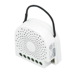 Micromodulo interruttore on / off o on / off Aeotec Nano Switch con misurazione dei consumi. Consente di controllare a distanza prese elettriche o interruttori a parete utilizzando un controller Z-Wave. Compatibile con tutti i controller Z-Wave e Z-Wave P