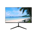 Monitor LED Full HD da 21,5 ". Risoluzione nativa 1920 x 1080. 1 HDMI, 1 VGA. Uscita audio. Include cavo HDMI, cavo di alimentazione e base. VESA 75x75.