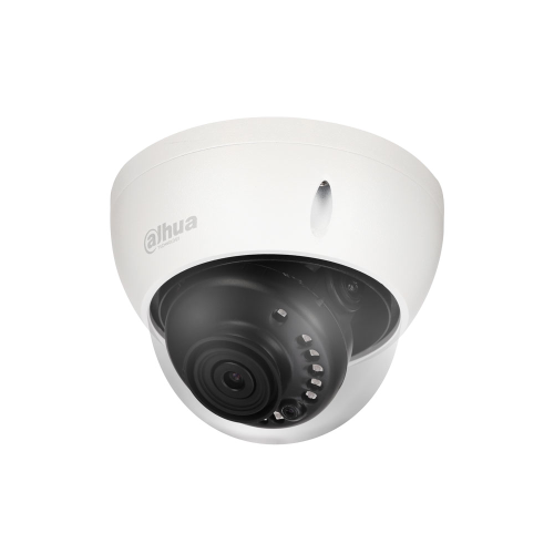 Dome fisso Dahua 4 in 1  serie PRO con Smart IR di 30 m antivandalo per esterno. CMOS 1 / 2.8 "da 5 MP. Uscita 4 in 1 (HDCVI / HDTVI / AHD / 960H) commutabile tramite DIP switch. Ottica fissa da 2,8 mm (98 °). 0,005 lux. Filtro ICR. OSD, AWB, AGC, BLC, HL