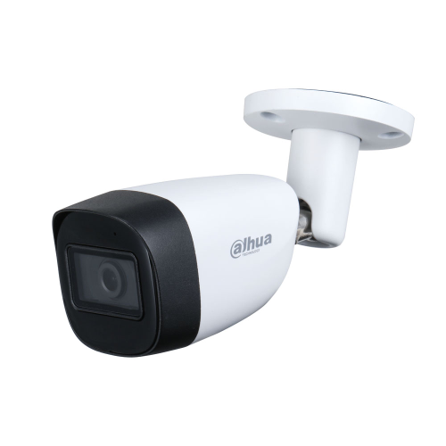 Telecamera PoC Dahua 4 in 1. 2MP @ 25ips. Uscita commutabile 4 in 1. ICR, 0,02 lux, Smart IR 30 m. Obiettivo fisso da 2,8 mm. WDR digitale, 2D-NR. Include microfono. IP67, 3 ASSI, PoC.