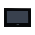 Monitor Dahua SIP. Touch screen capacitivo da 7"". Risoluzione 1024x600. Decodifica H.264/H.265. Ingresso audio e altoparlante. Campanello supportato. Allarme SOS. Fino a 9 sottostazioni Villa o 4 Appartamenti. 6 ingressi / 1 uscita allarme. PoE supportat