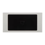 Modulo lettore schede RFID Dahua per videocitofono IP modulare VTO4202F-X. Fino a 10.000 carte. Realizzato in plastica e metallo. Sistema modulare. IP65, IK07. Colore grigio e nero.