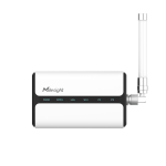 Gateway LoRaWan half/full duplex a 8 canali. Supporta la connessione con più di 2000 nodi. Linea di vista fino a 15 km (2 km in centri abitati). Ethernet, cellulare (4G LTE/3G) e Wi-Fi. Server di rete integrato. Miglio dell'IoT. Protezione IP65