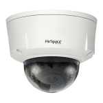 Vandal Dome IP TELECAMERA Day / Night 20m illuminazione IR, al di fuori di 5 Megapixel. CMOS 1/2.5" Scan. 5mp, 3Mp, 1080P / 720P / D1 / CIF 0,01 lux. Zoom motorizzato 4 ~ 9 mm, con messa a fuoco automatica e del diaframma