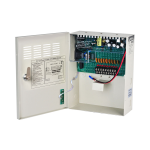 Fonte d'alimentazione fino a 9 camere, 220V CA d'entrata e 12V CC /5A d'uscita (9 uscite). Protezione contro sovraccariche e cortocircuiti.