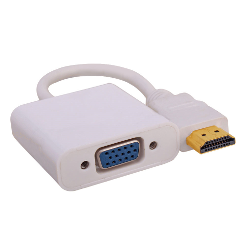 Cavo convertitore di HDMI a VGA. HDMI maschio a VGA femmina. Plug&Play. Supporta HDCP 1.0