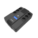 UPS di linea AirSpace interattivo 600VA / 360W. 6 prese Schuko. Display LCD. Capacità di carico più veloce. Protezione da sovraccarico