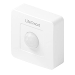 Sensore di movimento Cube Motion. Sensore di LifeSmart. Amplio rango de detección. Respuesta rapida. Batería AAA más duradera. Notificación de comentarios en tiempo real. Disparadores múltiples. Requiere Smart Station.