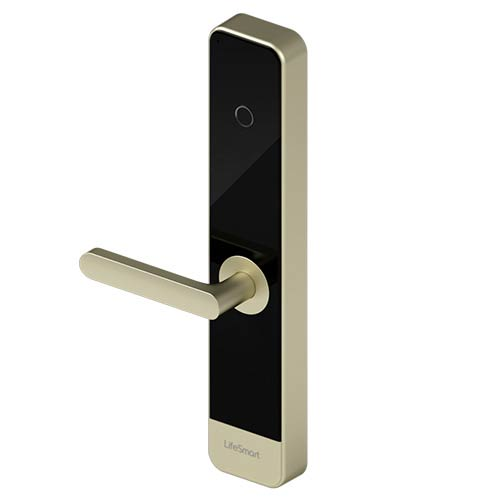 Serratura intelligente Smart Door Lock di LifeSmart. Molteplici forme di accesso. Schermo con design senza cornice e pannello temperato. Allarme coercizione e allarme antintrusione. Inserimento password con metodo sicuro. Modalità di blocco. Consigliato p