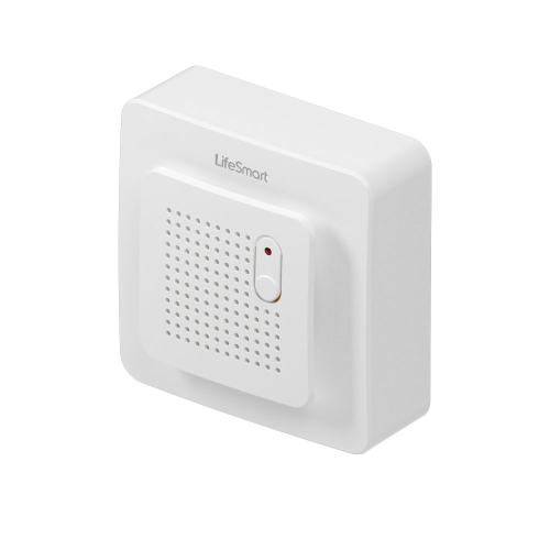 Sensore di CO? ambientale LifeSmart. Un dispositivo per controllare contemporaneamente temperatura, umidità e illuminazione. Visualizzazione dei dati in tempo reale sullo schermo LCD. Notifiche e ricerca di record tramite l'applicazione. Piccole dimension