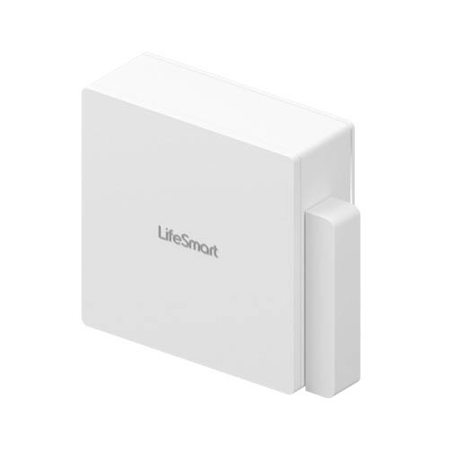 Sensore per porta / finestra LifeSmart Cube. Piccolo e squisito. Batteria più resistente Allarme shock remoto Controllo della scena con un tasto. Sicuro e affidabile Richiede Smart Station. Batteria CR2450.
