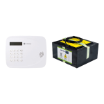 Kit VESTA COMPATTO 4G composto da:. 1x centrale compatta VESTA-068N 4G con 50 zone radio con connettivitÃ  cloud al 100% con APP e Grado 2. 1x batteria 7,5V/400Ah DEM-7M-BACKUP (fino a 9 mesi di vita utile, una volta esaurita, la centrale 