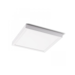 PLAFONIERA LED INTEGRATO DOMO COLORE BIANCO 24W 2200LM LUCE NATURALE 4000K IP44 240 X 240 X 24MM